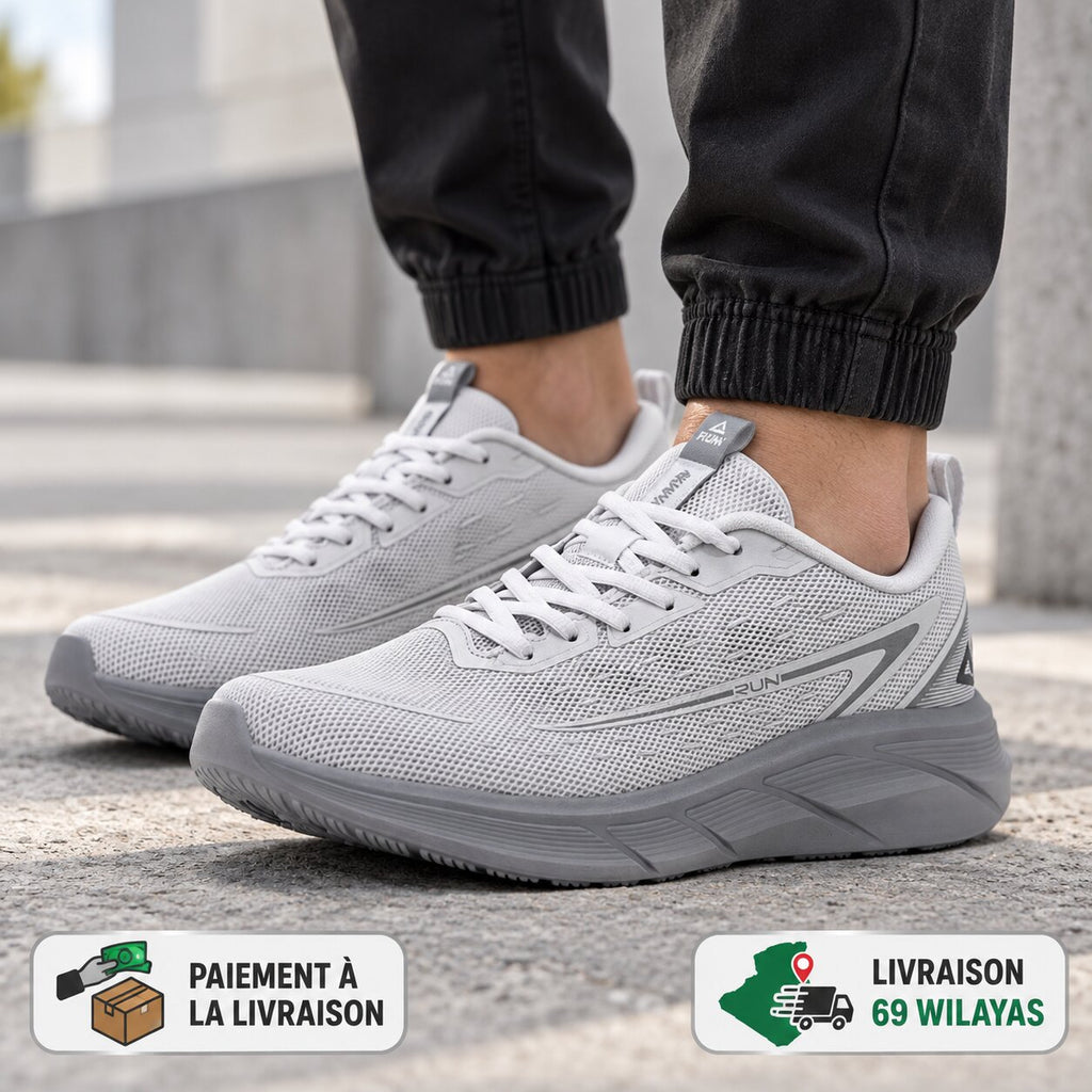 PEAK Running Shoes, Grey - EXT262487H-0022 - Image 1