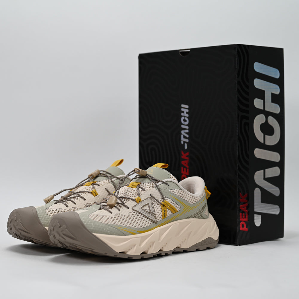 PEAK Taichi Outdoor Shoes, Light Khaki/Iron Grey/Green - EXT262877G-Y244 - Image 2