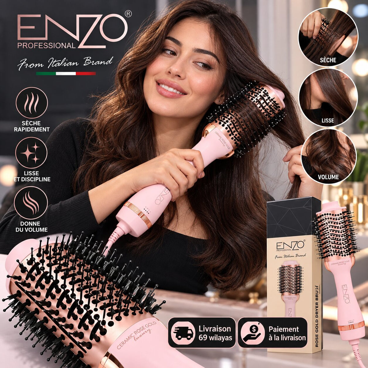 Enzo One Step PRO Blow-Out Styler - EN-6209 - Image 1