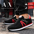 Armani Exchange Retro Running Sneakers - XUX017-XCC68-BRED - Image 1