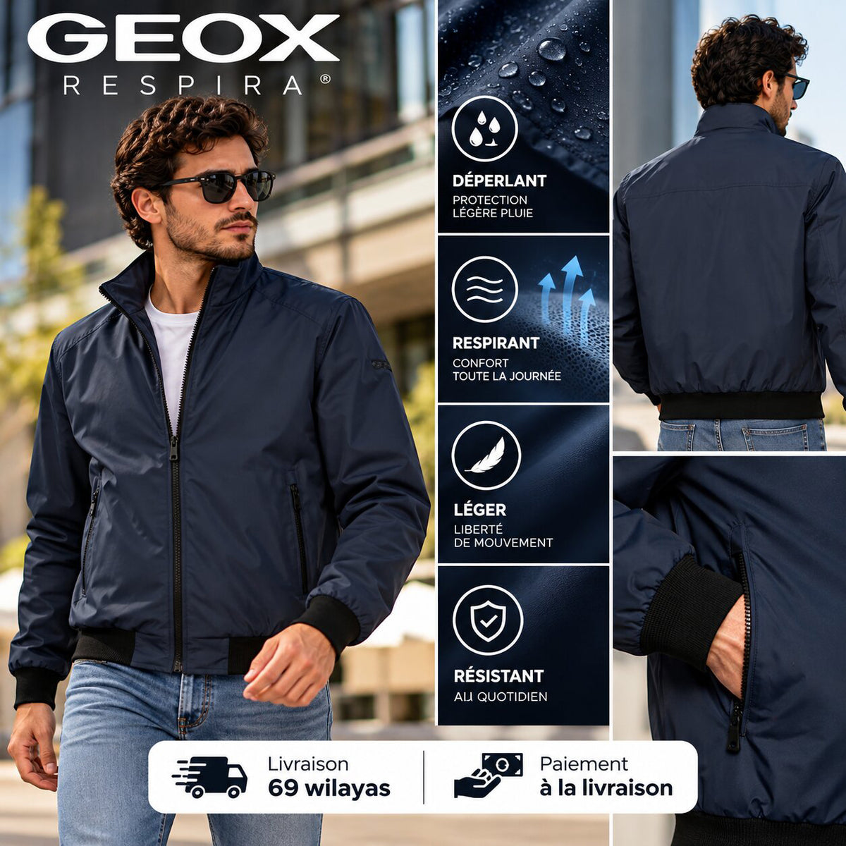 GEOX – Veste Homme - M3620JT3030-F9130 - Image 1