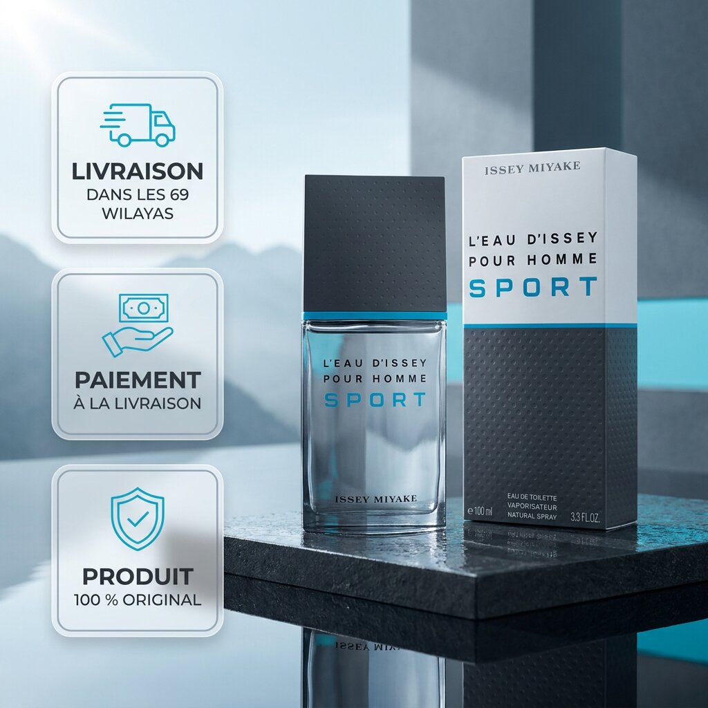 Issey Miyake L\'Eau d\'Issey Pour Homme Sport Eau de Toilette 100 ml - 3423474867158 - Image 1