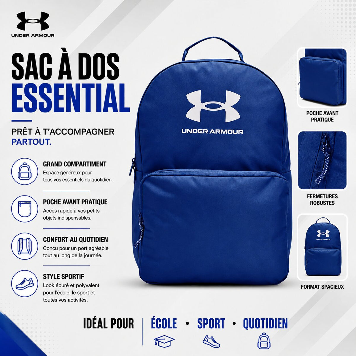 Under Armour UA Loudon Backpack - 1378415-432 - Image 1