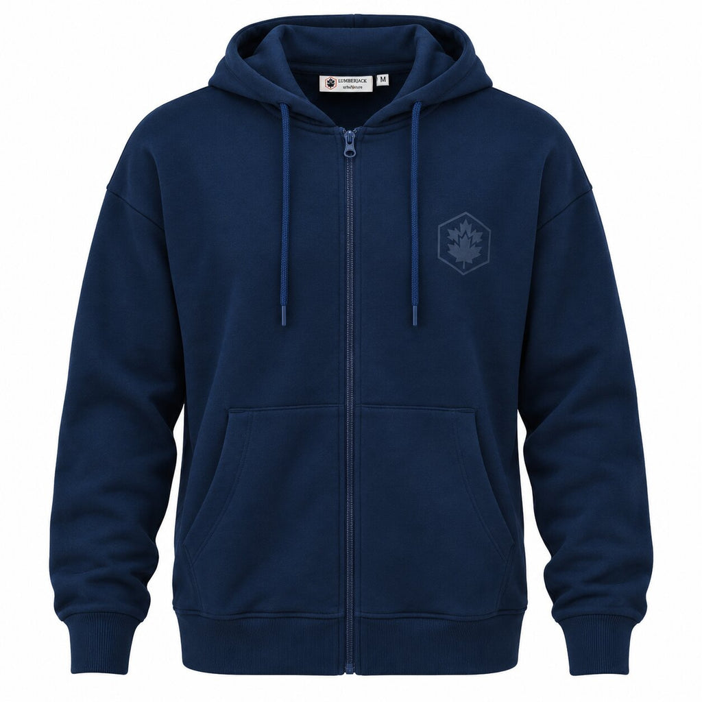 LUMBERJACK ZIP HOODIE - LBJ-00201-BLU - Image 2