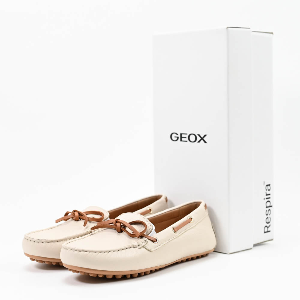 Geox Kalistena Woman Leather Loafers - D651JC04643-C1S5F - Image 1