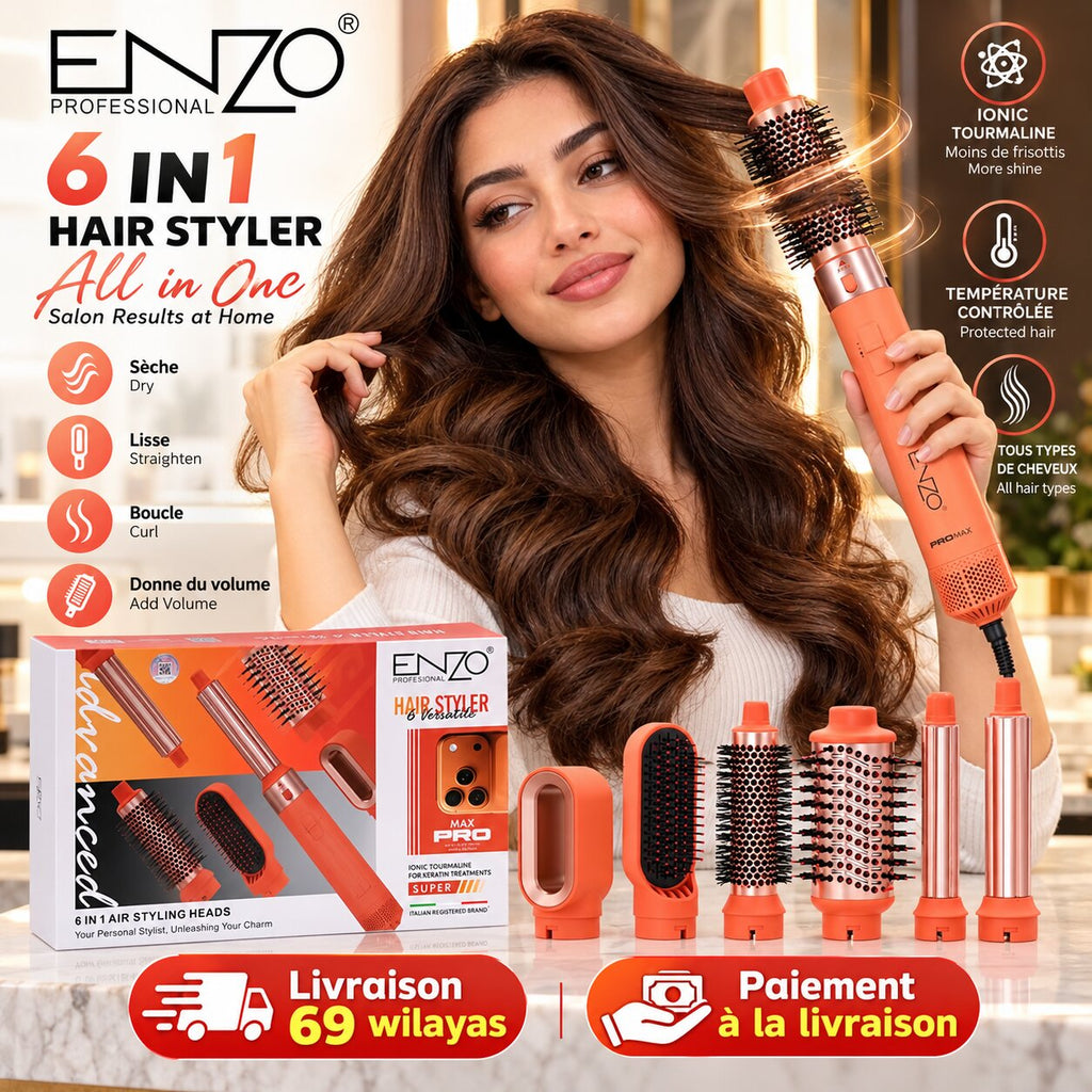 ENZO Max Pro Air Styler 6-in-1 - EN-6602 - Image 1
